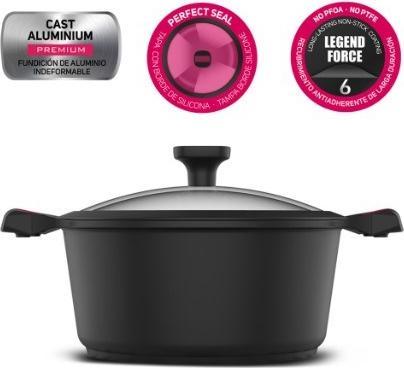 Actual product image Taurus Great Best Moments 28 cm pot with lid - KCK3028 (28 cm, Cast iron)