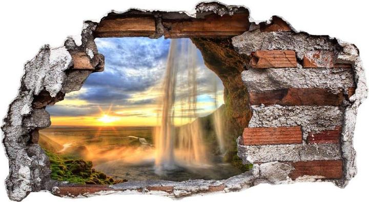 Produktbild Trenddeko 3D Seljalandsfoss Wasserfall (120 x 65 cm)