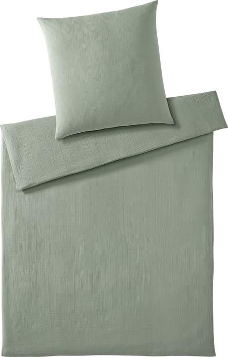 Image du produit Elegante Musselin Bettwäsche Smooth (Taie d'oreiller, 65 x 100 cm)