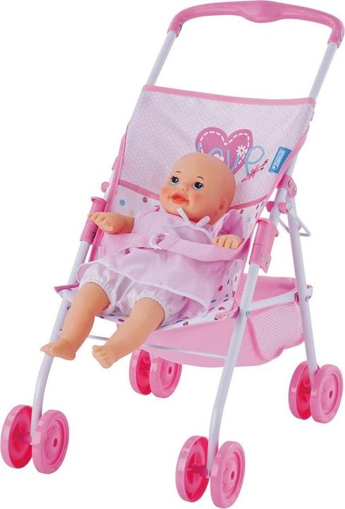 Produktbild Hauck Puppenwagen & Puppenbuggys 3-tlg. Puppenset - Babywippe, Buggy & Puppe (36 cm)