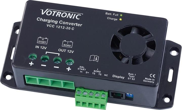 Immagine prodotto Votronic 3321 VCC 1212-20 C Convertitore di carica B2B da 12V a 12V 20A (12V, 25 A)