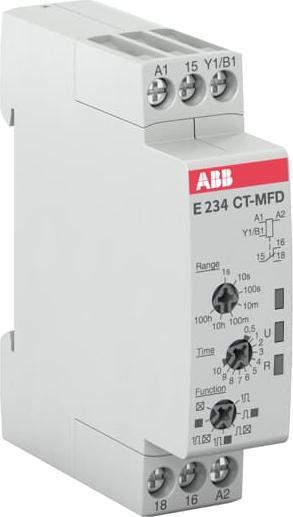 Produktbild ABB Multifunktion Zeitrelais E234CT-MFD 24-240VAC, 24-48VDC CT-MFD.12