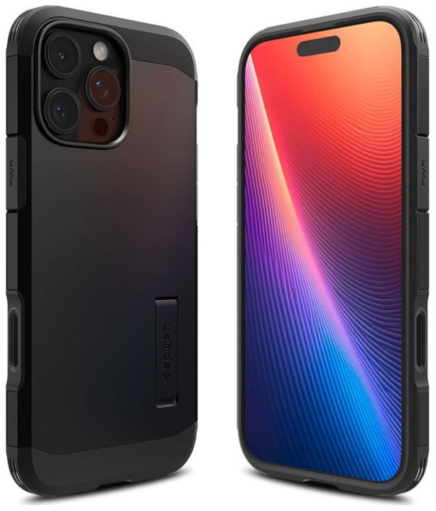 Actual product image Spigen Tough Armor T AI (MagFit + Camera Control) iPhone 16 Pro Case Black (Apple iPhone 16 Pro)