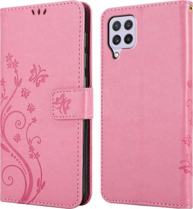 Immagine prodotto Cadorabo Copertina del libro a fiori (Samsung Galaxy M22, Samsung Galaxy A22, Samsung Galaxy A32)