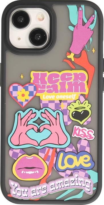 Actual product image PhoneLook Rubber cover Blur Keep Calm transparent (Apple iPhone 15)