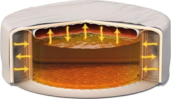 Produktbild Intex PureSpa Bubble Massage Aufblasbarer Whirlpool Ø196 x 71 cm - Sahara Tan