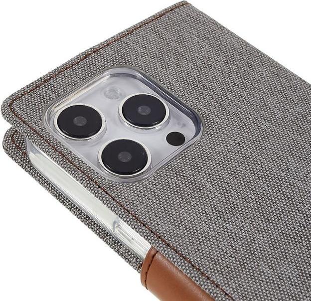 Actual product image Goospery Canvas Diary Series (Apple iPhone 14 Pro Max)