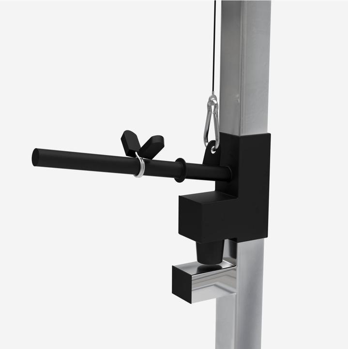 Actual product image Gorilla Sports Lat pull tower for weight bench universal