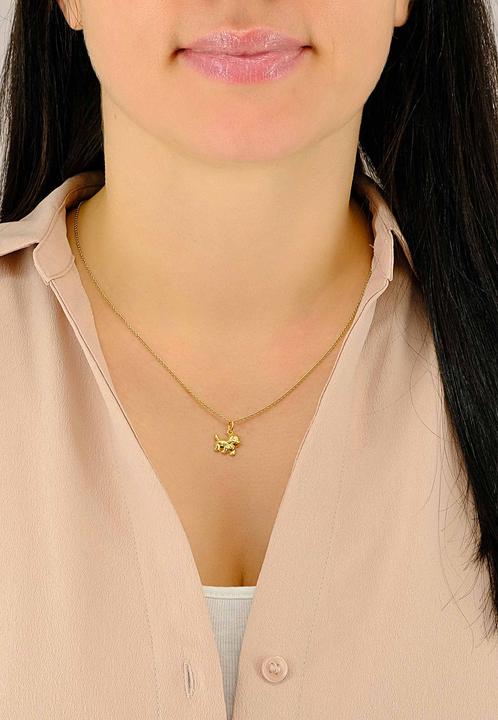 Produktbild Muau Pendant dog yellow gold 750, 15x12mm (750/18K Gelbgold)