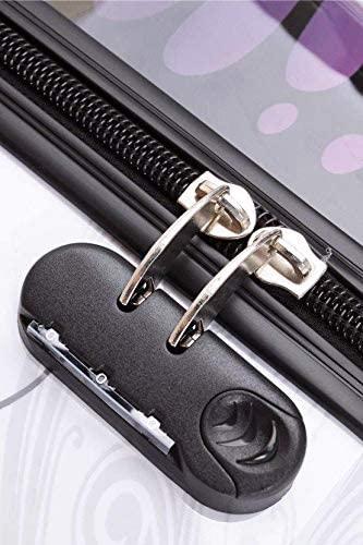 Immagine prodotto Beibye Set di valigie da viaggio con farfalla, 2060 (115 l, Bagaglio a mano (fino a 50 litri), M (50 - 90l), L (90 - 115l), XL (da 115l))