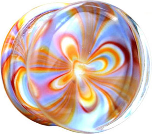 Immagine prodotto Star Piercing Spina svasata in vetro (Vetro, senza ottone)