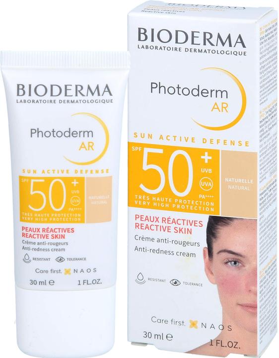 Actual product image Bioderma Photoderm AR (Sun cream face, SPF 50, 30 ml, 150 g)