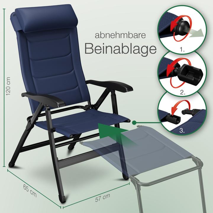 Image du produit Aktivshop Klappstuhl aktiv Camping mit Beinauflage