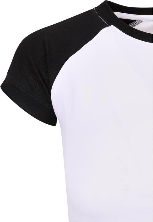 Image du produit Urban Classics Tee-shirt de base-ball rétro pour femmes Organic Stretch Short (XS)