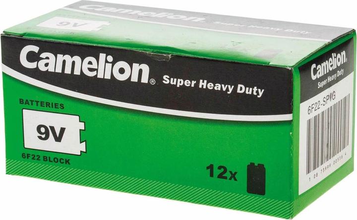 Actual product image Camelion 9V BlockZinc Carbon (1 pcs., 9V Block, 400 mAh)