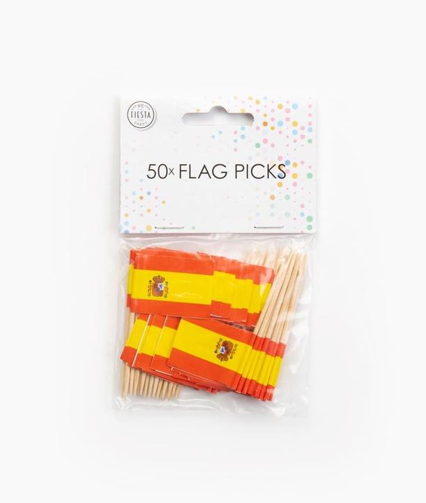 Actual product image Procos Spain Mini Flag Sticks