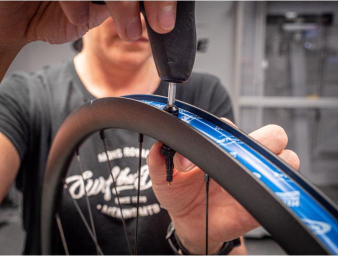 Actual product image Schwalbe tubeless valve