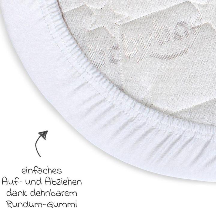 Actual product image Babybay Fitted sheet Fitted sheet 2-pack deluxe made of jersey for