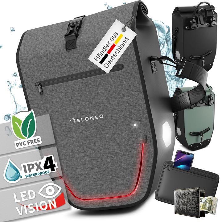 Image du produit Eloneo Sacoche de vélo pour ordinateur portable (28 l, Sacoches)