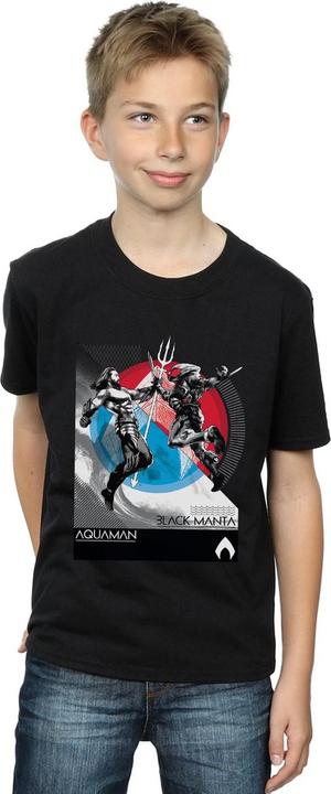 Actual product image Boys Aquaman Vs Black Manta T-Shirt (116)