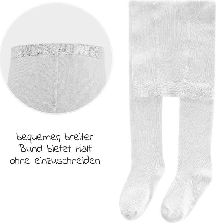 Produktbild La Loona LaLoona Baby-Strumpfhosen Strumpfhose 2er Pack - Weiss - (74/80)