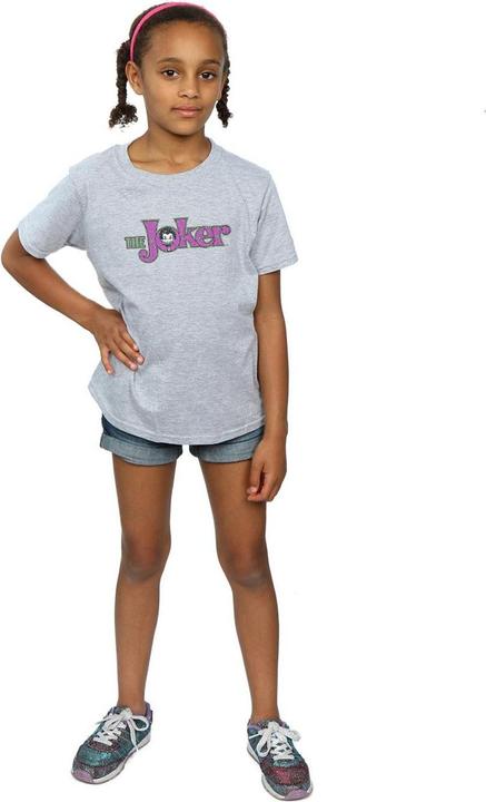 Image du produit - T-shirt THE JOKER CRACKLE LOGO - Fille (140, 146)