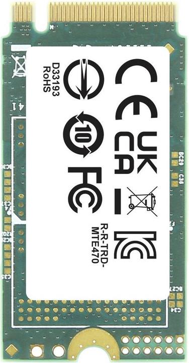 Produktbild Transcend MTE470A 128 GB Interne M.2 PCIe NVMe SSD 2242 PCIe NVMe 3.0 x4 Industr (128 GB, M.2 2242)