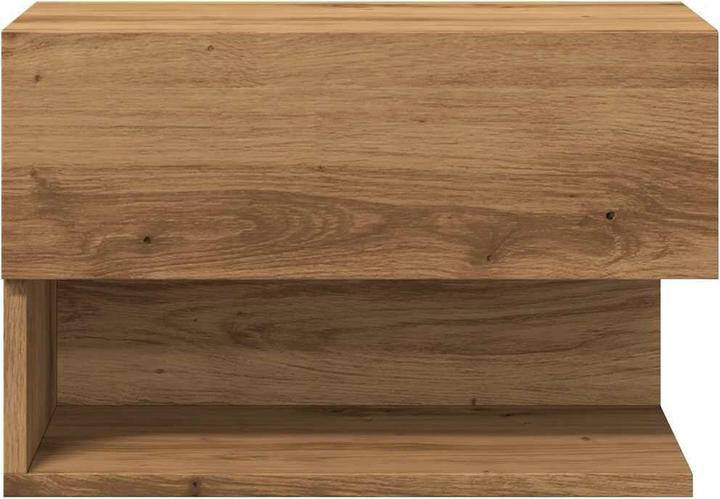 Produktbild VidaXL Nachttisch Wandschrank Nachtschrank Nachtkommode Hängend Artisan-Eiche (46 x 29.5 x 30 cm)