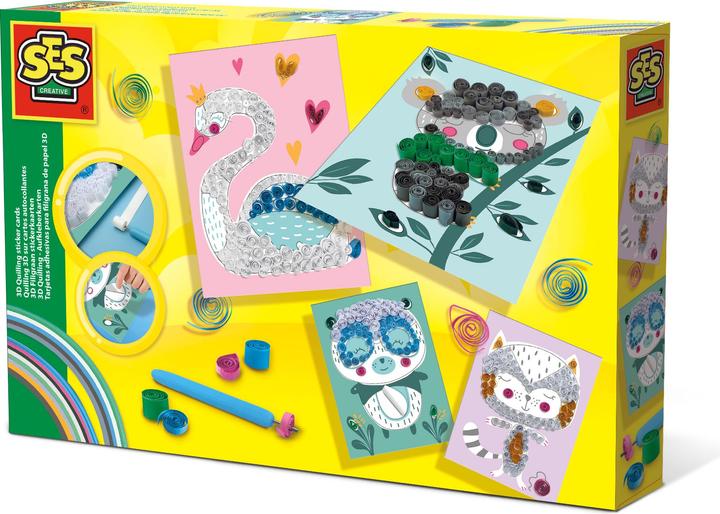 Ses 3D Filigraan Sticker Kaarten