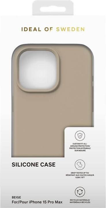 Produktbild iDeal Of Sweden Designer Silicone-Cover Beige (Apple iPhone 15 Pro Max)