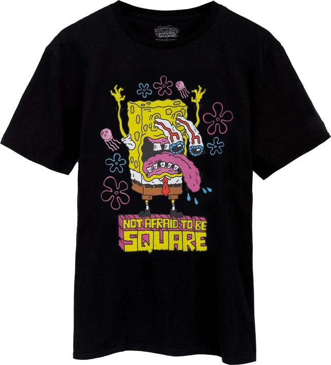 Spongebob Squarepants Not Afraid to Be Square TShirt kurzärmlig