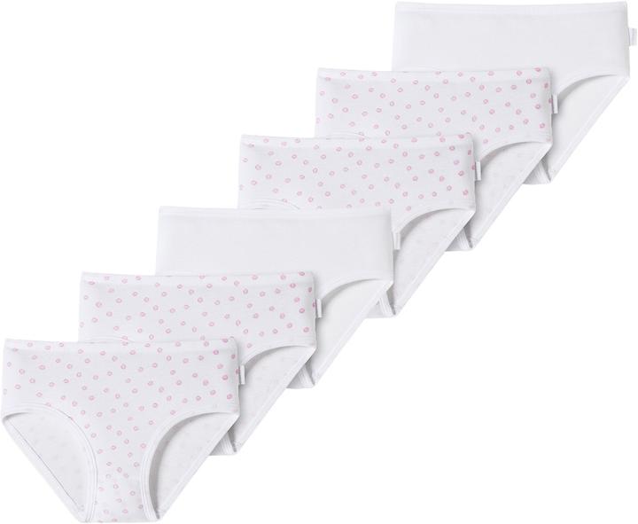 Produktbild Schiesser 6er Pack Kids Girls Feinripp Organic Cotton Slips / Unterhosen (116, 6er Pack)