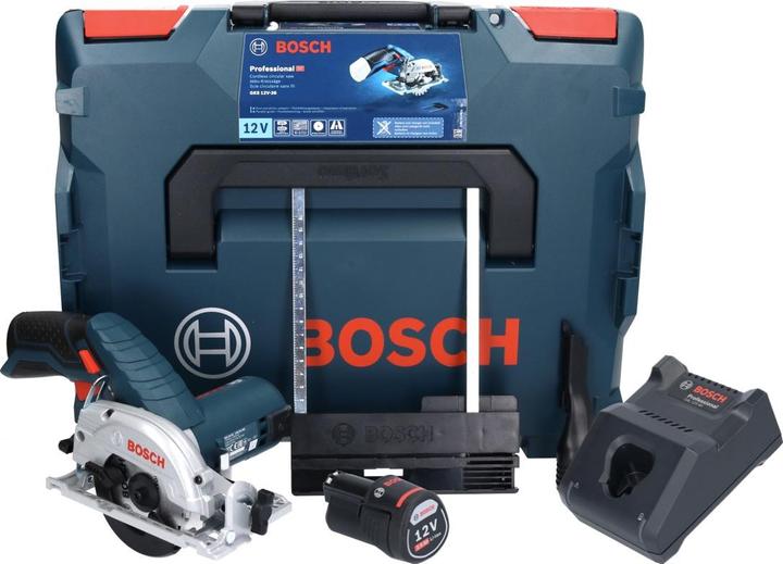 Actual product image Bosch Professional Bosch GKS 12V-26 Professional battery-powered circular saw 12 V 85 mm + 1x battery 2.0 Ah + charger
