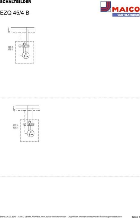 Produktbild Maico MAI EZQ 45/4 B Axial-Wandventilator, quadrat. Wandplatte, Wechselstrom, DN450