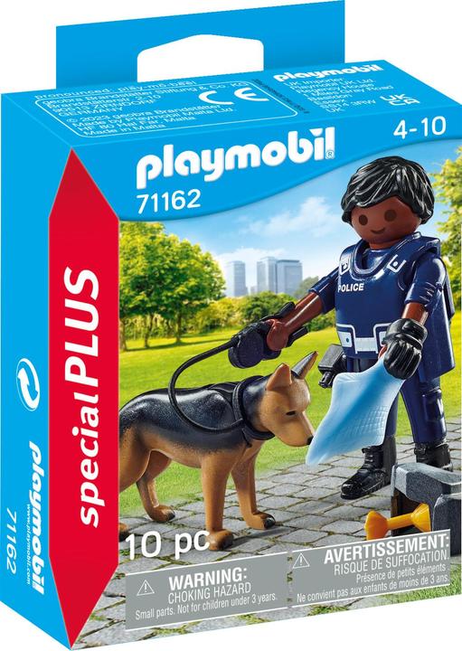 Produktbild Playmobil Polizist mit Spürhund (71162, Playmobil Special Plus)