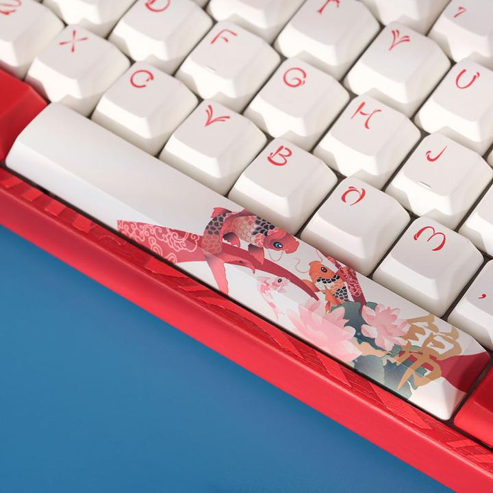 Image du produit Varmilo VEA108 Clavier de jeu Koi, MX-Brown, LED blanche - Disposition américaine (US, Filaire)