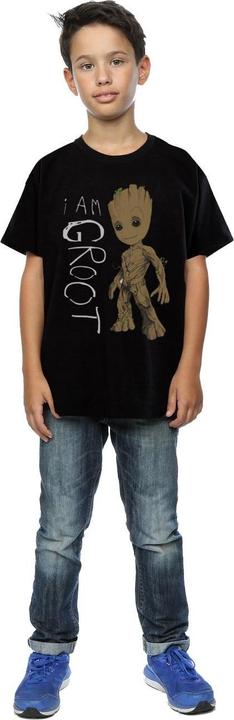 Actual product image Guardians of the Galaxy Boys I Am Groot Scribble Cotton T-Shirt (128)