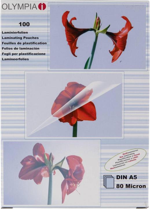 Olympia Laminierfolien (A5, 100 Stück, 80 µm)