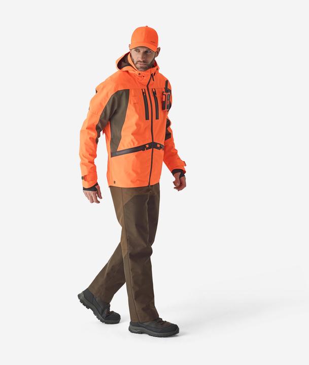 Image du produit Solognac Veste de chasse imperméable Renfort 900 orange (M)