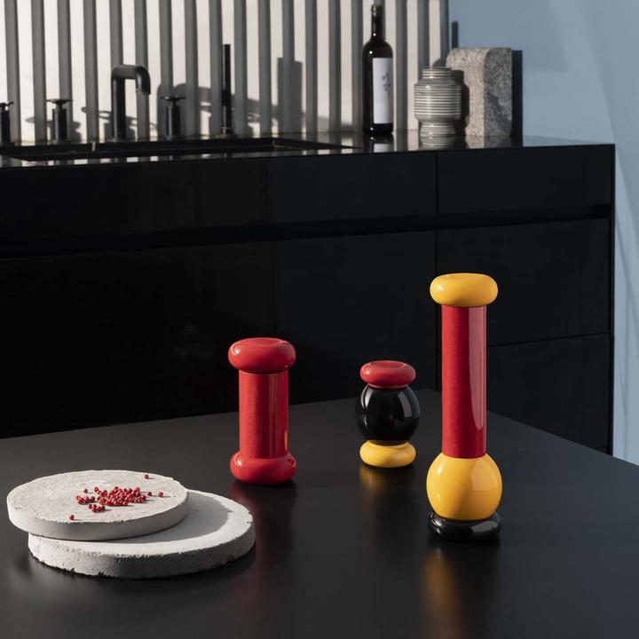 Productafbeelding Alessi Pepermolen COD: MP0210 rood-geel (Peper)