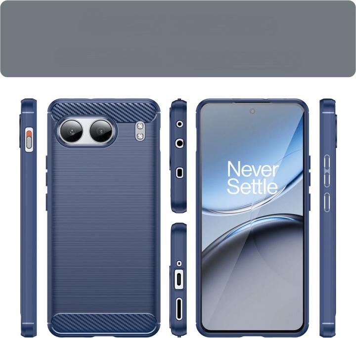 Actual product image Cover-Discount OnePlus Nord 4 - Metal Carbon Look Cover (OnePlus Nord 4)