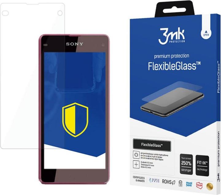 Produktbild 3MK FlexibleGlass Sony Xperia Z1 Compact Szkło Hybrydowe (1 Stück, Sony Xperia Z1 Compact)