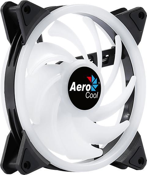 Produktbild AeroCool Duo 14 Computergehäuse Ventilator 14 cm Schwarz (140 mm, 1 x)