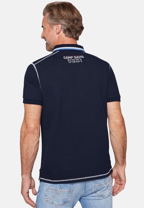Actual product image Camp David Polo shirt Laser Sailing short-sleeved shirt (S)