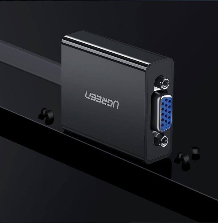 Immagine prodotto Ugreen Convertitore adattatore da HDMI a VGA con supporto audio 1080P (HDMI, 16 cm)