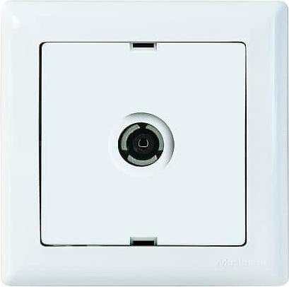 Produktbild Mutlusan Daria TV Kabel Enddose Stichdose Antennestecker Weiss