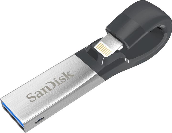 SanDisk iXpand Flash Drive 64GB (64 GB, USB-A, Lightning, USB 3.0)