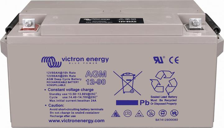 Produktbild Victron Energy AGM Deep Cycle Batterie (12 V, 90 Ah)