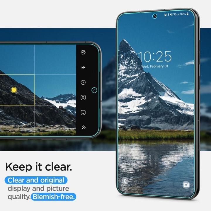Actual product image Spigen Folia Neo Flex Sam S23 2szt aplikacja na mokro AFL05957 (2 Piece, Samsung Galaxy S23)