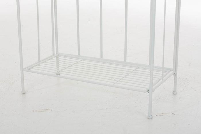 Image du produit CLP Étagère sur pied Flora, blanc (66 x 32 x 175 cm)